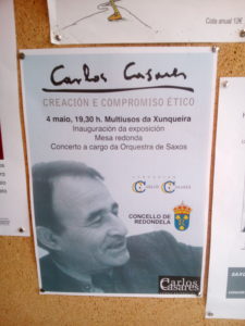 Exposición "Carlos Casares, creación e compromiso ético" @ Multiusos da Xunqueira, Redondela